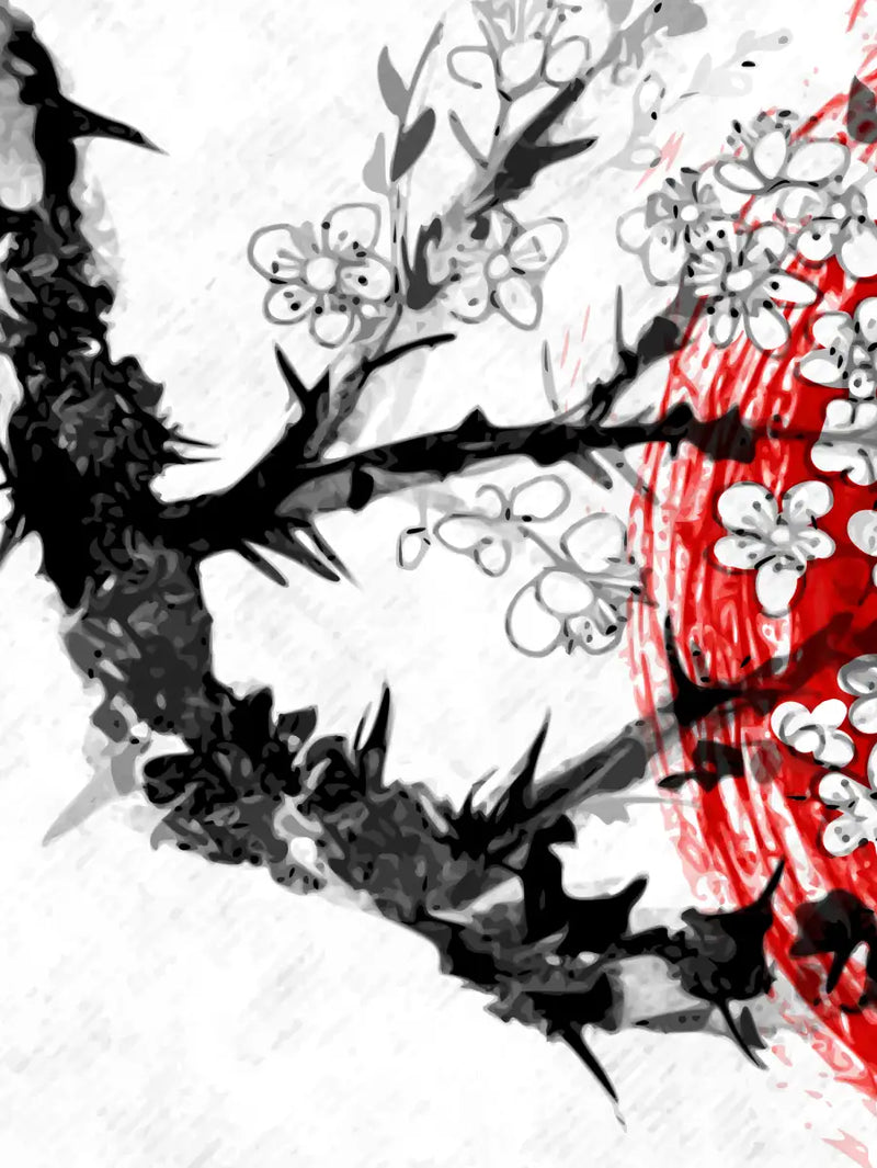 Japan Cherry Blossom Wall Art