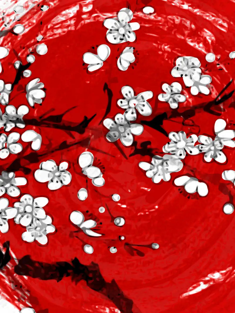 Japan Cherry Blossom Wall Art