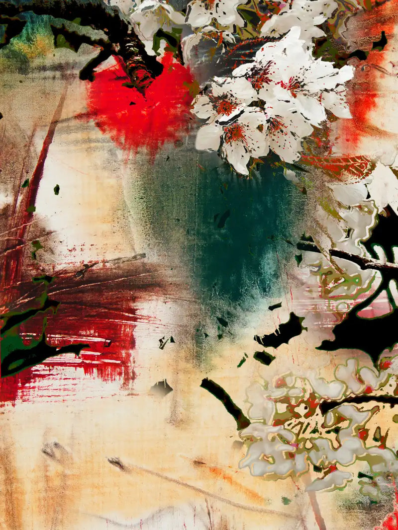 Japanese Flower Wall Art