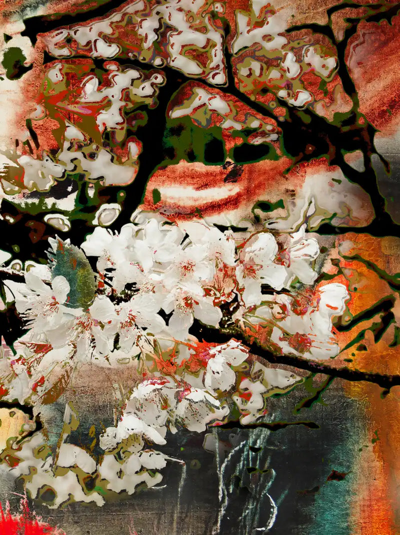 Japanese Flower Wall Art