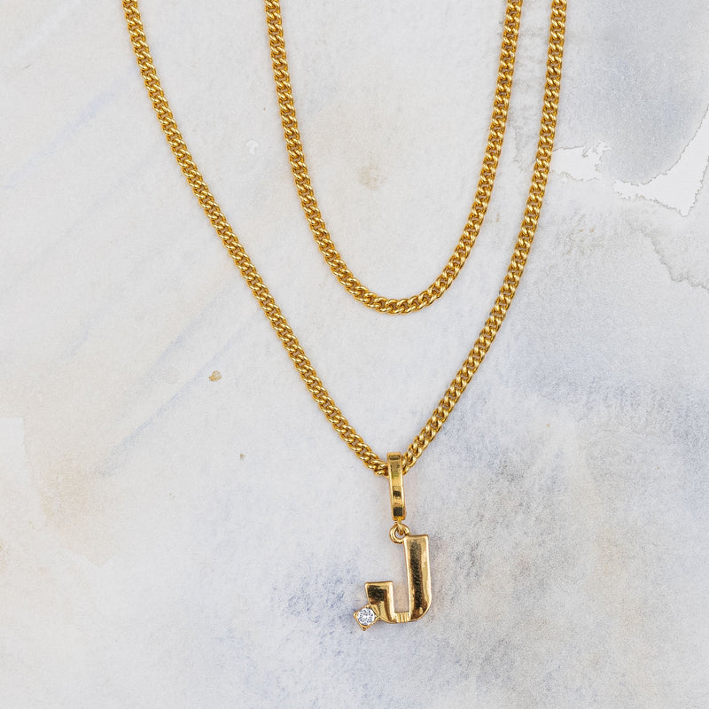 Monogram charm, M