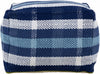 Rohrenbach Dark Blue Pouf