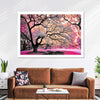 Pink Bloom Claw Trees Wall Art