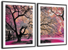 Pink Bloom Claw Trees Wall Art