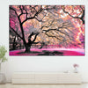 Pink Bloom Claw Trees Wall Art