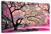 Pink Bloom Claw Trees Wall Art