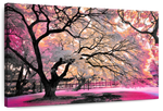 Pink Bloom Claw Trees Wall Art