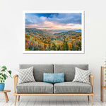 Smoky Mountains At Fall Wall Art