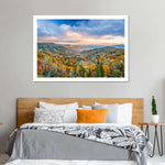 Smoky Mountains At Fall Wall Art