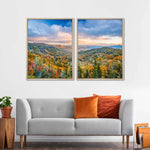 Smoky Mountains At Fall Wall Art
