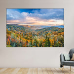 Smoky Mountains At Fall Wall Art