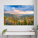 Smoky Mountains At Fall Wall Art