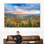 Smoky Mountains At Fall Wall Art