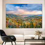 Smoky Mountains At Fall Wall Art