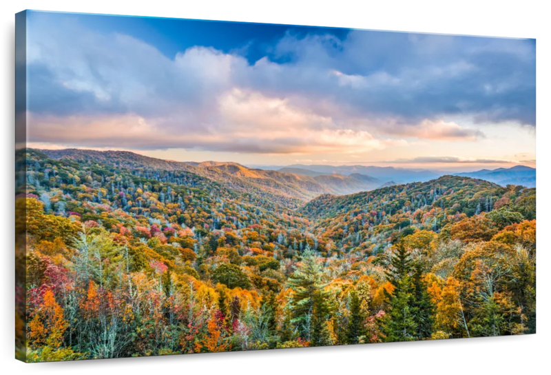 Smoky Mountains At Fall Wall Art