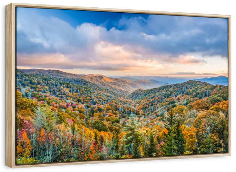Smoky Mountains At Fall Wall Art