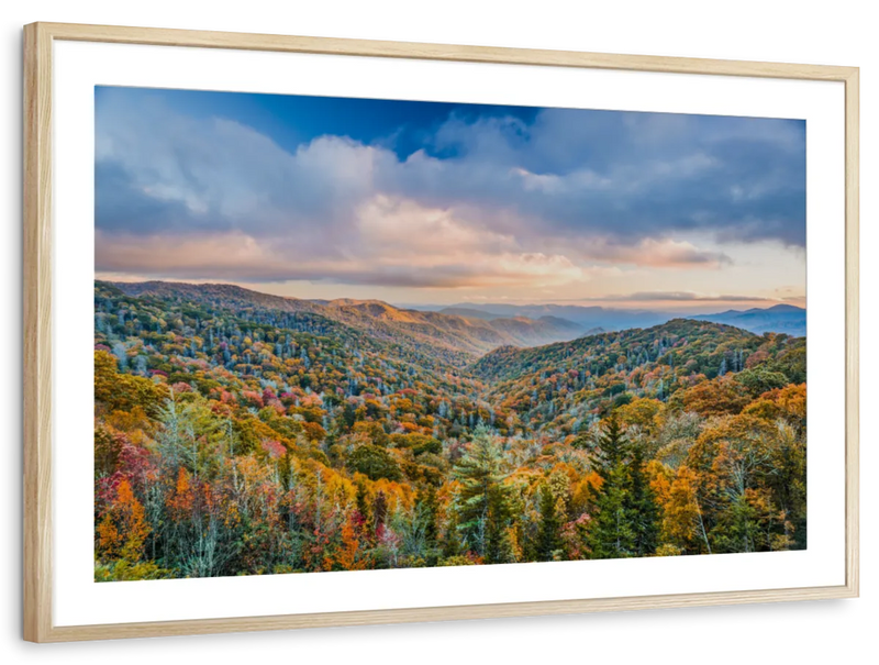 Smoky Mountains At Fall Wall Art