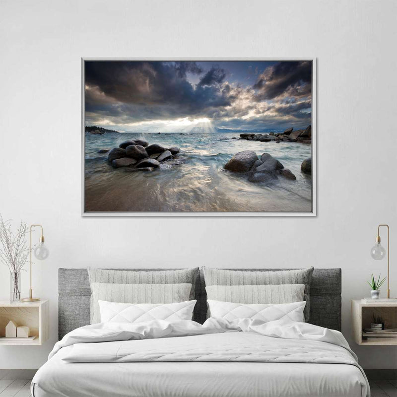 Sunlit Lake Tahoe Wall Art