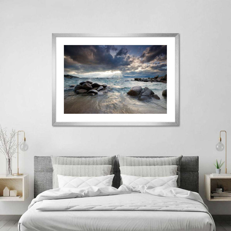 Sunlit Lake Tahoe Wall Art