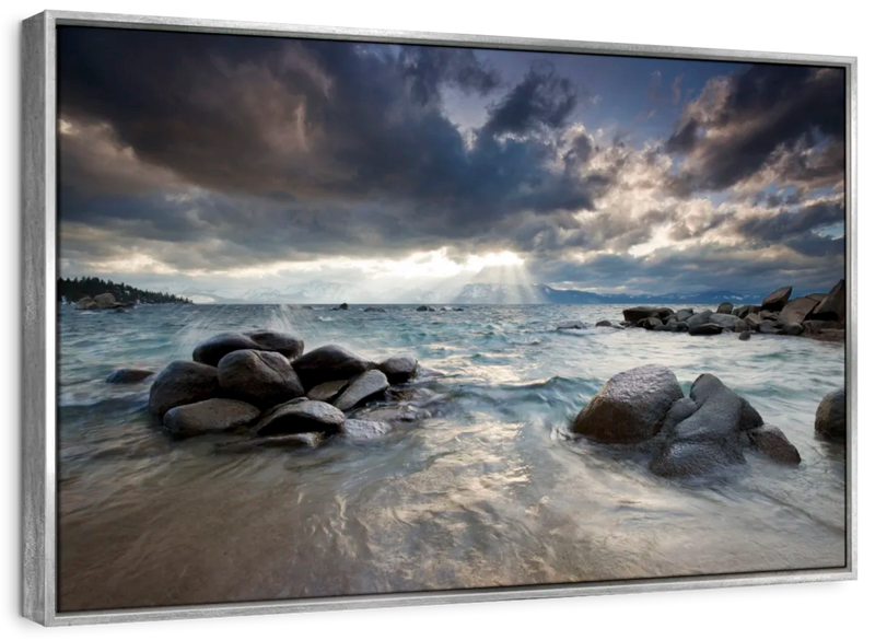 Sunlit Lake Tahoe Wall Art