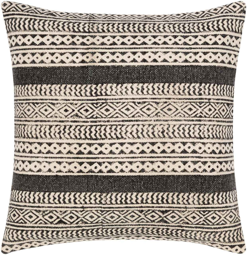 Sarleinsbach Black Pillow Cover