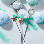 Shell cocktail picks
