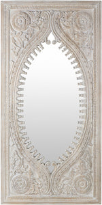 Glinden Traditional White Wall Mirror