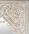 Glinden Traditional White Wall Mirror