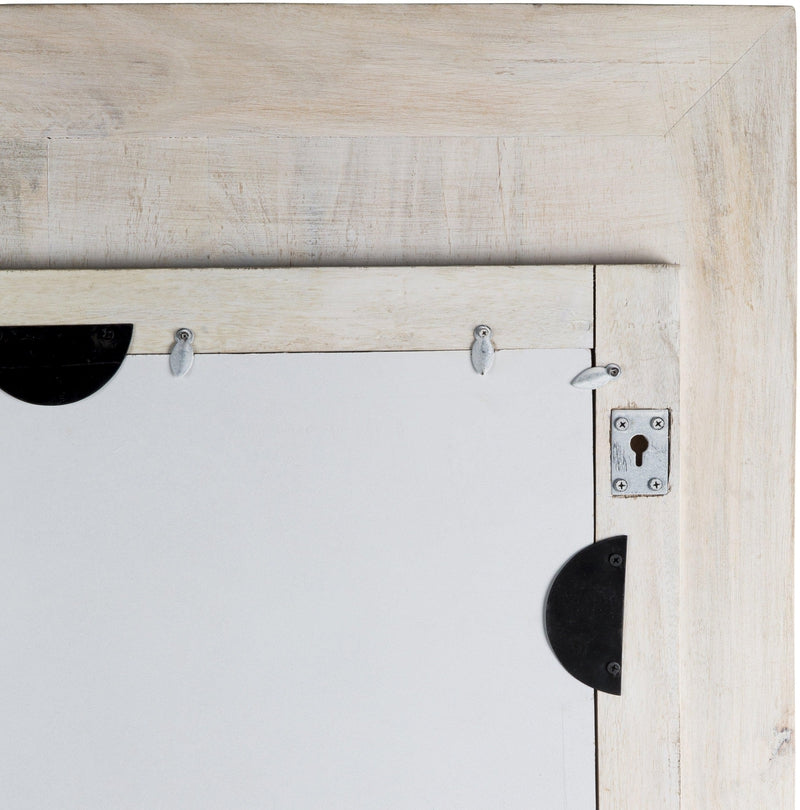 Glinden Traditional White Wall Mirror