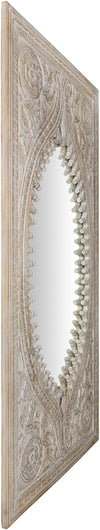 Glinden Traditional White Wall Mirror