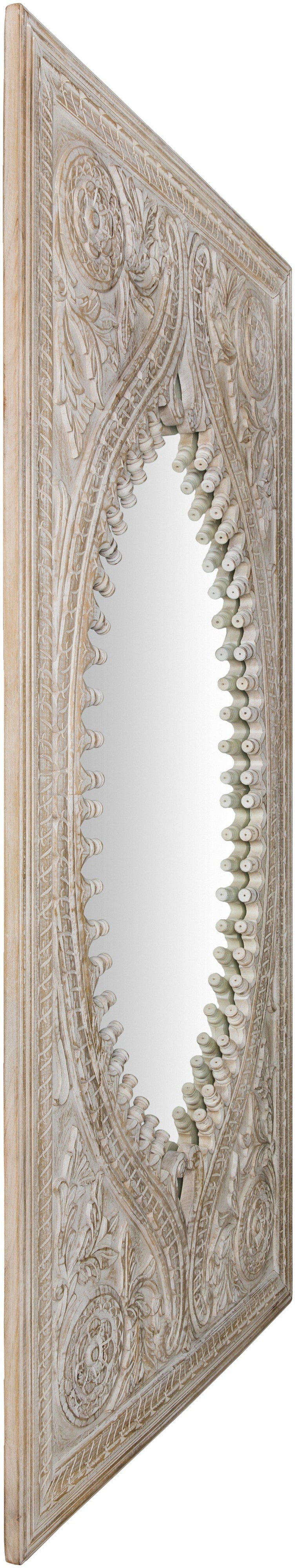 Glinden Traditional White Wall Mirror