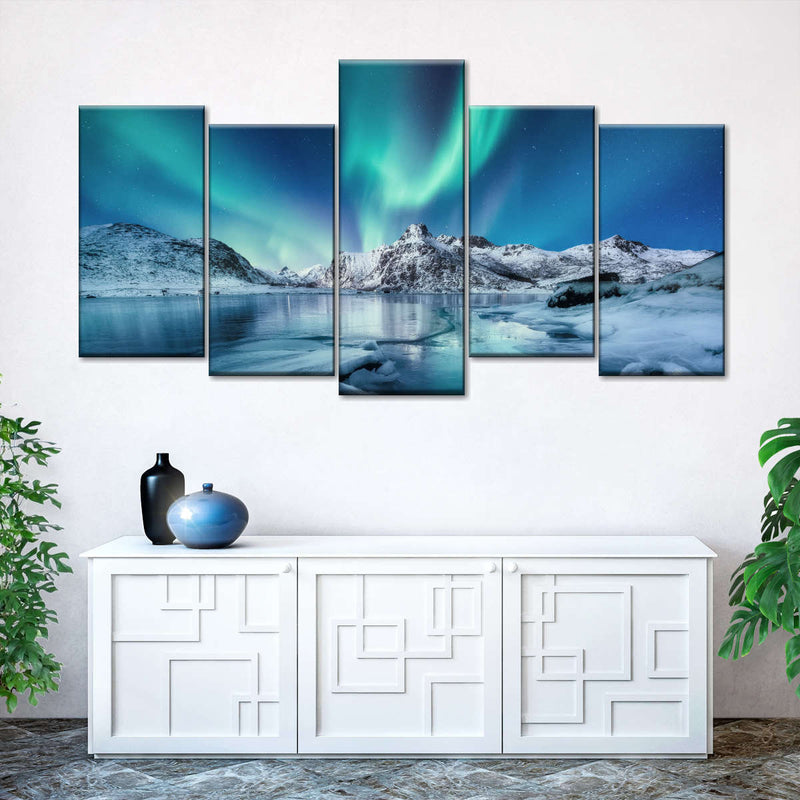 Radiant Northern Lights Wall Art
