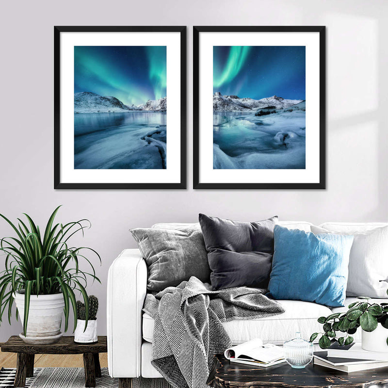 Radiant Northern Lights Wall Art