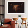 Handsome Highland Cow Wall Art