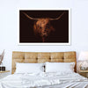 Handsome Highland Cow Wall Art
