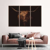 Handsome Highland Cow Wall Art