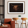 Handsome Highland Cow Wall Art