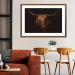 Handsome Highland Cow Wall Art