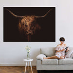 Handsome Highland Cow Wall Art