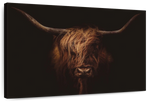 Handsome Highland Cow Wall Art