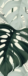 Jungle Monstera Leaves Wall Art