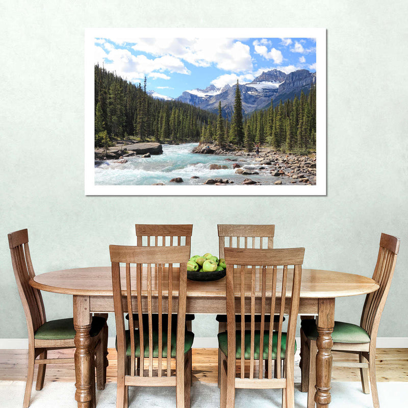 Rocky Mountains River Wall Art