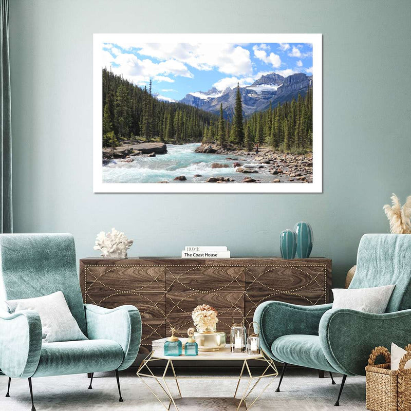 Rocky Mountains River Wall Art