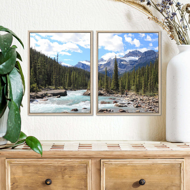 Rocky Mountains River Wall Art
