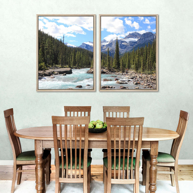 Rocky Mountains River Wall Art