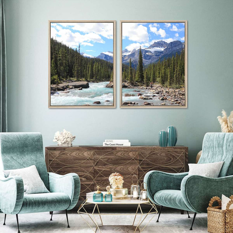 Rocky Mountains River Wall Art