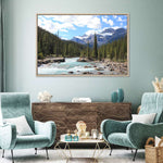 Rocky Mountains River Wall Art