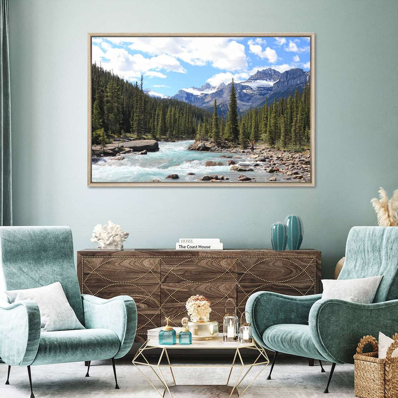 Rocky Mountains River Wall Art
