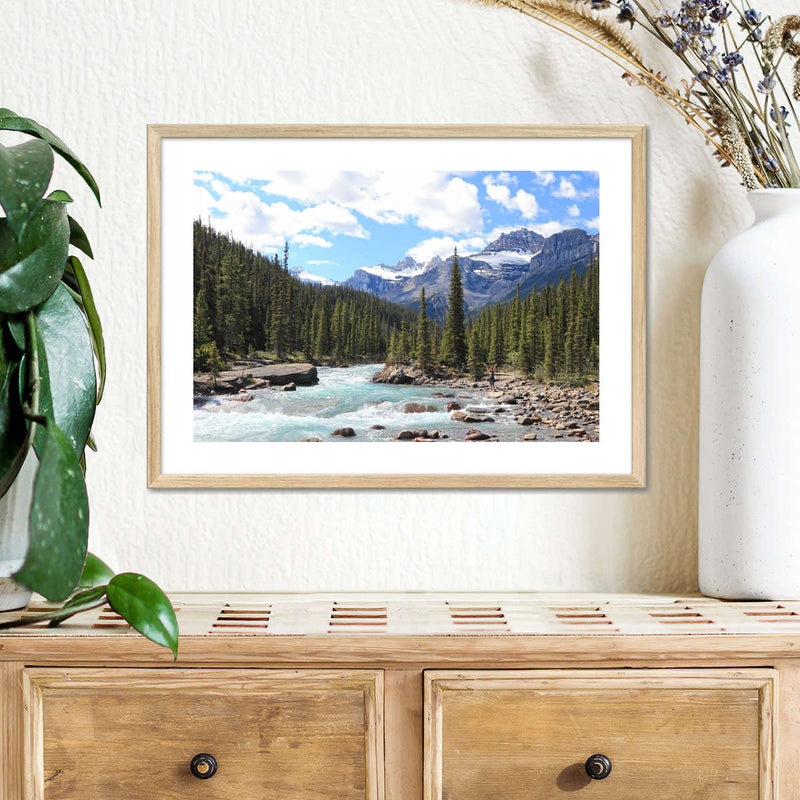 Rocky Mountains River Wall Art