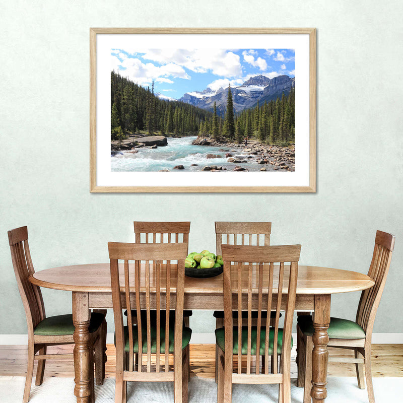 Rocky Mountains River Wall Art